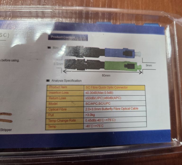 Оптический коннектор SC