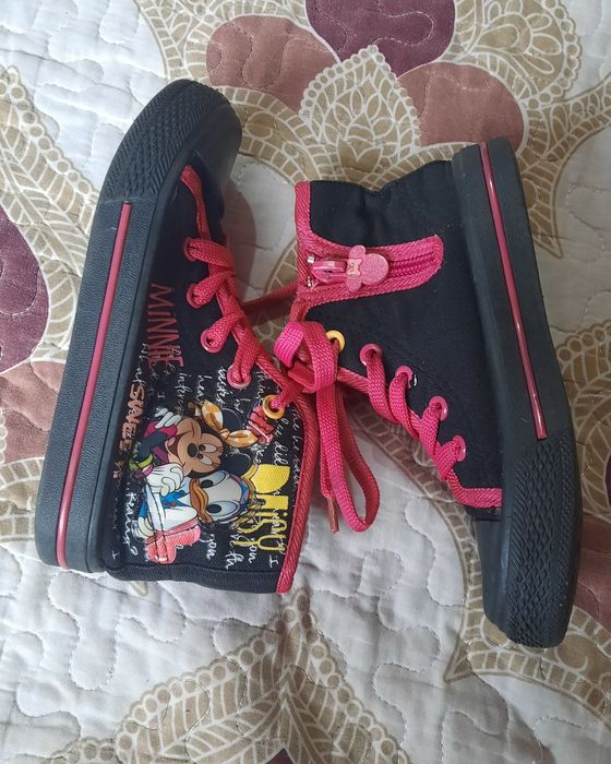 Teneși fetițe cu Minnie nr.27,interior 16,6 cm