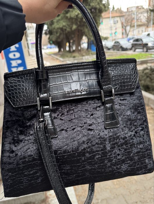 Чанта с кадифе Roberta Biagi