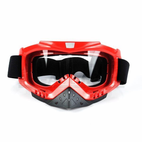 Мото очила за Мотокрос №20-2 ATV, Велосипед, Ски, Сноуборд Червени