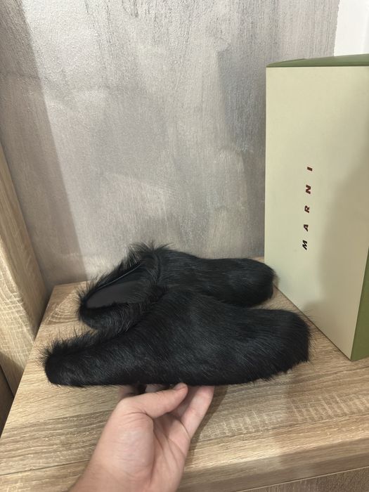 Papuci marni blana neagr