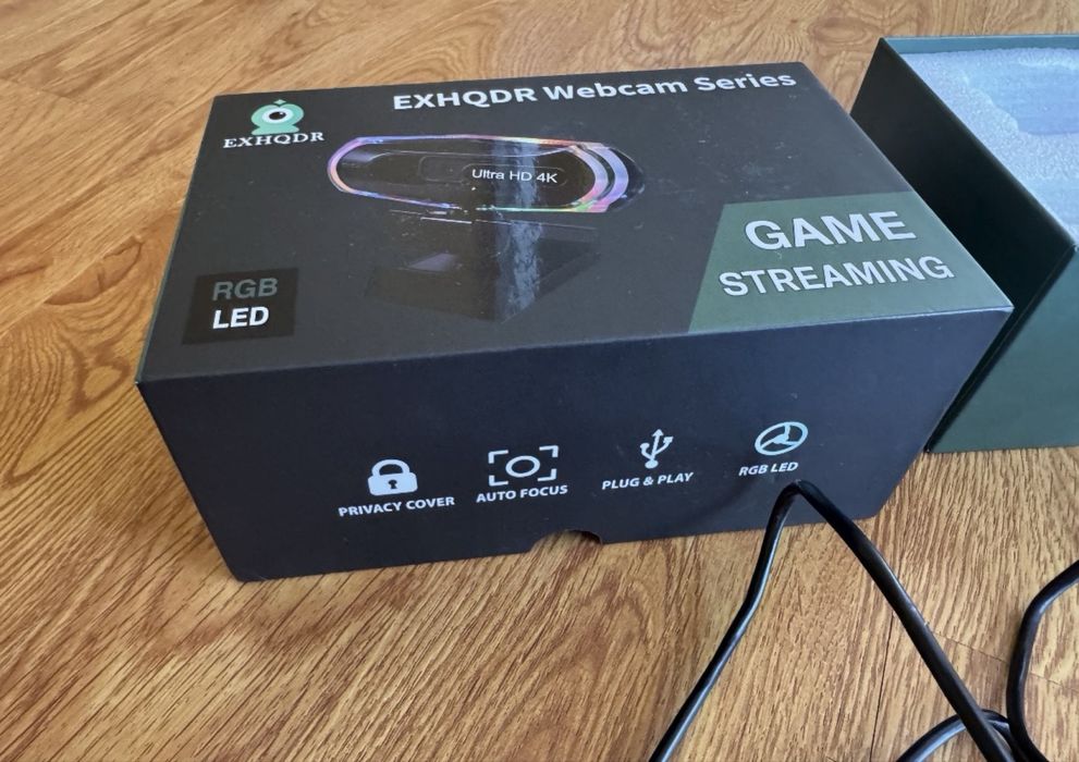 Camera web 4k cu telecomanda si trepied noua