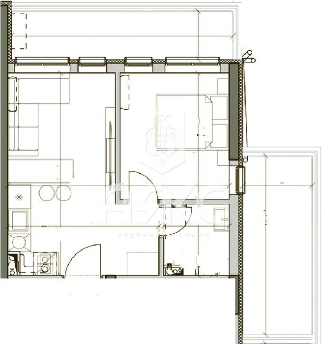 Продава се Двустаен апартамент в София, Модерно предградие - 65 кв.м за 1755 €/кв.м - Снимка #1