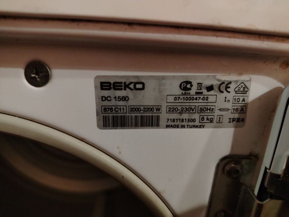 Сушилня Beko кондензационна DC1560