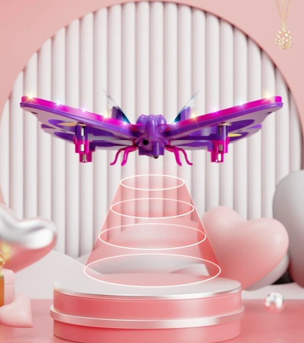 Дрон-Бабочка на радиоуправлении.