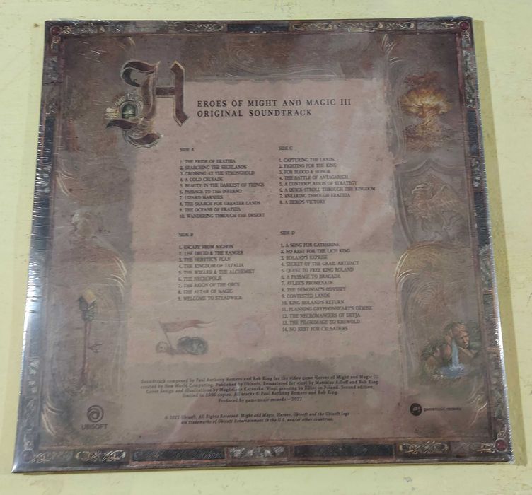 Heroes of Might and Magic III OST – 2nd edition vinyl