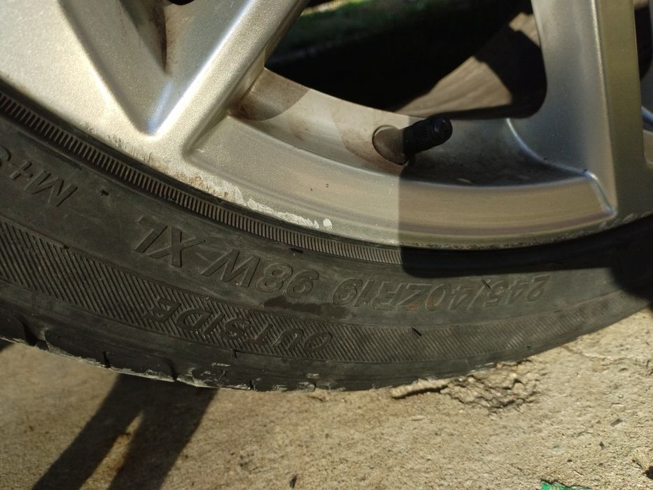 Jante aliaj vw skoda seat audi 5x112 anvelope 245 40 19 noi