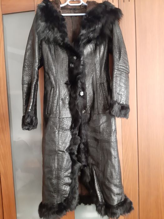 Дубленка  кожанная