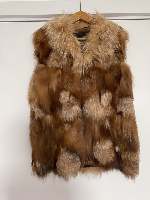 Елек лисица естествен косъм