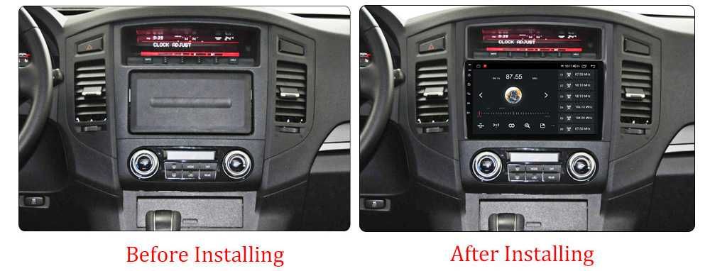 NAVIGATIE Android 14 Mitsubishi Pajero 2006-2018 1/8 Gb CarPlay CAMERA