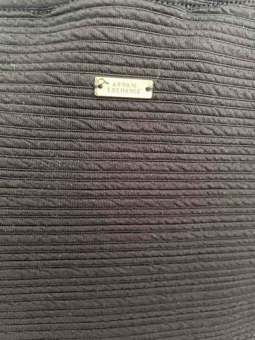 Рокля Armani Exchange в черно