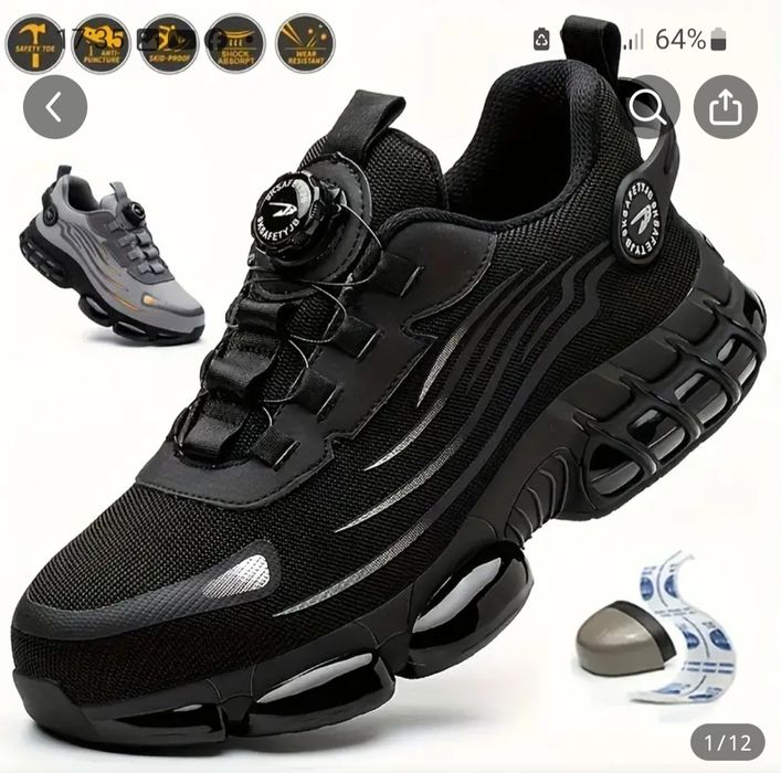 Adidasi lucru  cu bombeu de metal