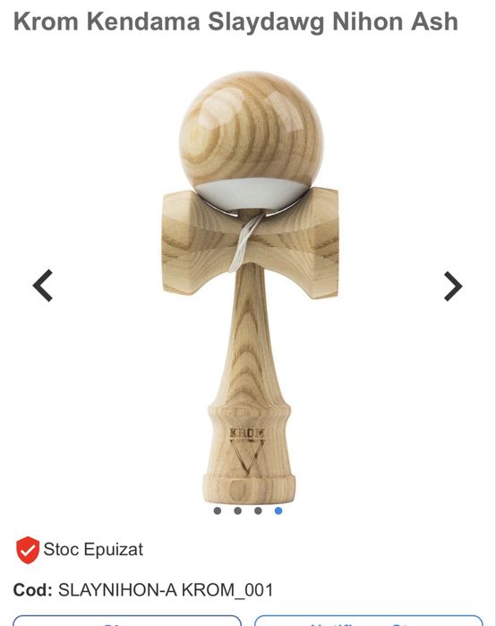 Kendama Krom Slaydawg Nihon Ash, model rar