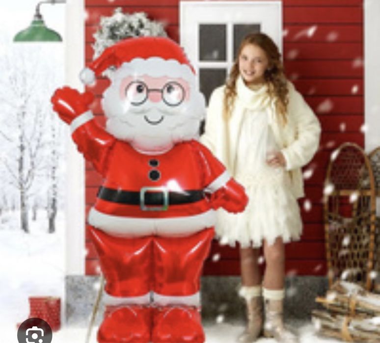 Воздушный шар дед мороз