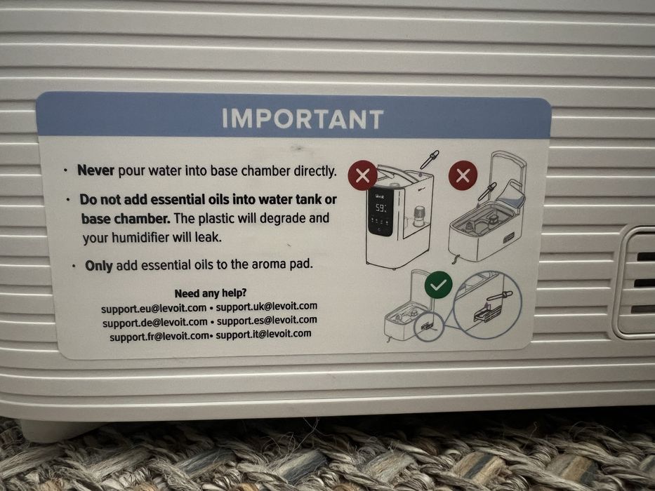 Увлажнител и ароматизатор за въздух Levoit