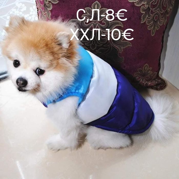 10 евро бр.Нови кучешки дрешки за средно голям и кученца XL и XXL
