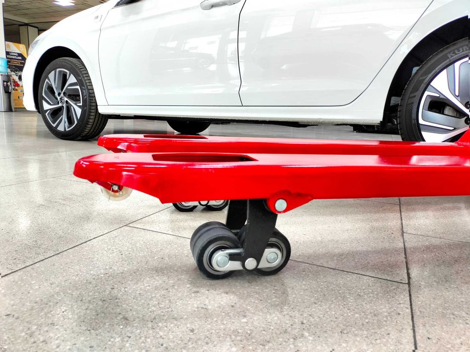 Рохля транспалет  3000кг (кора резина балонлиг)