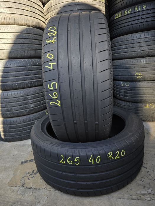 2 Anvelope Vară Bridgestone 265/40 R20  DOT0423 Stare Impecabilă.