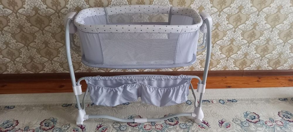 Манеж кровать 2в1