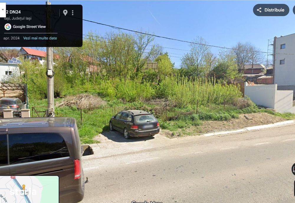 Teren 610 mp intravilan Iasi,desch.B-dul C.A.Rosetti nr.58