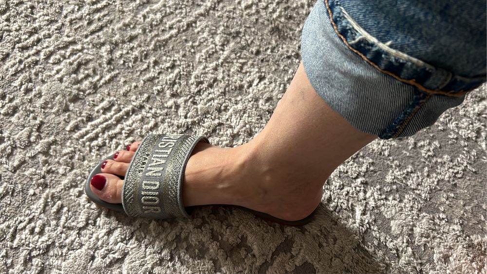 Dior шлепки новые