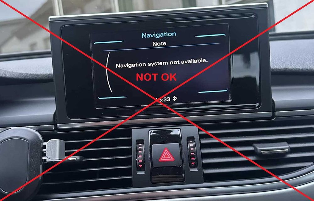 Card harti navigatie pentru sistemul AUDI RMC montat pe A6 C7 si A7 C7