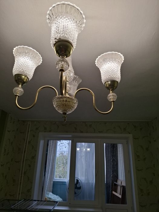 Люстра,сделанная под хрусталь