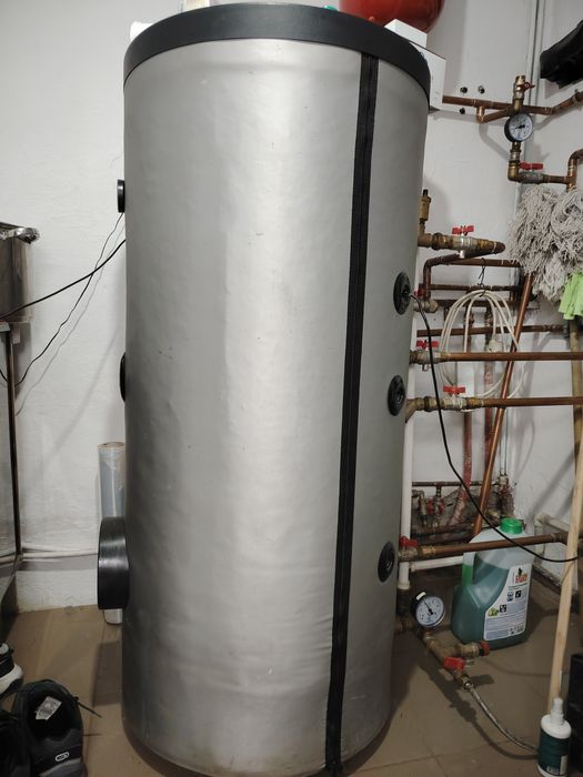 Boiler cu 2 serpentine de 200 litri
