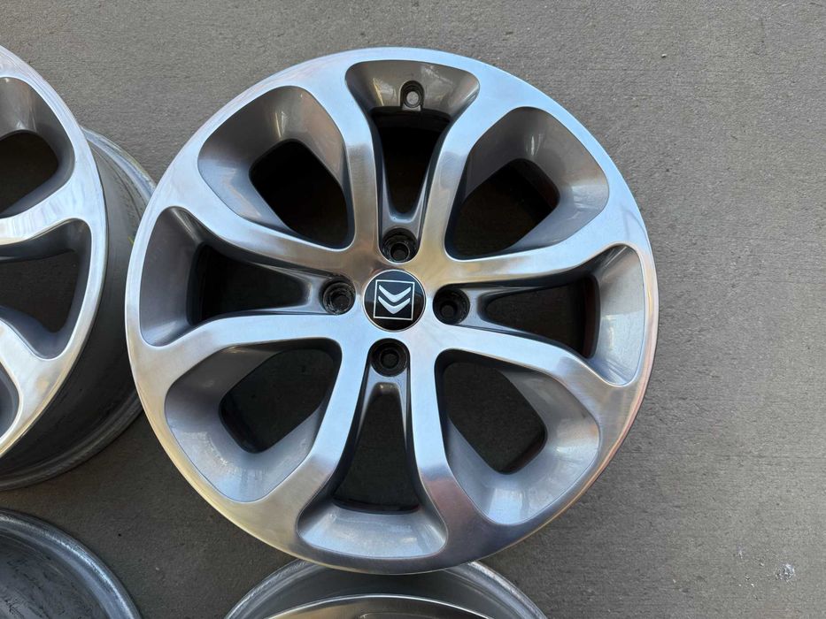 4 бр. оригинални алуминиеви джанти Citroen 17" 4x108 ф65.1, ET26, 7J