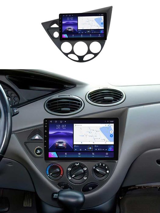 Navigatie Android 14 Ford Focus Fiesta 1998-2004 Waze CarPlay + CAMERA