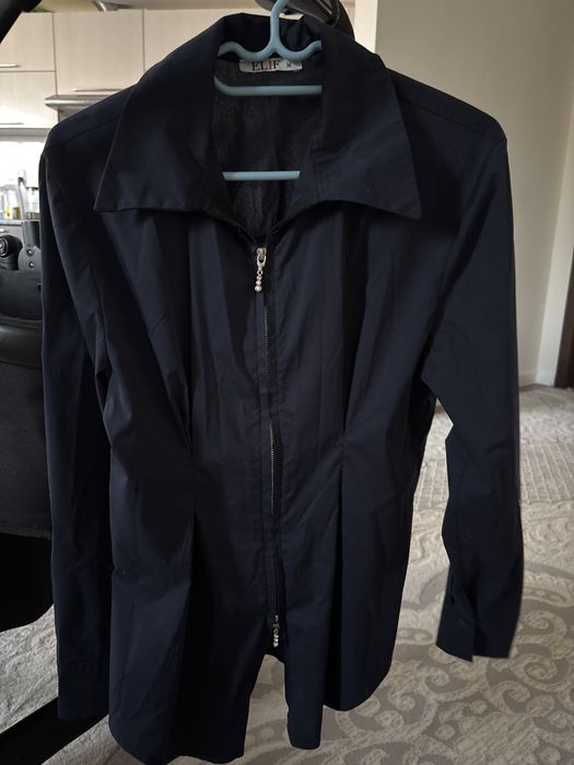 Рубашка женская синяя