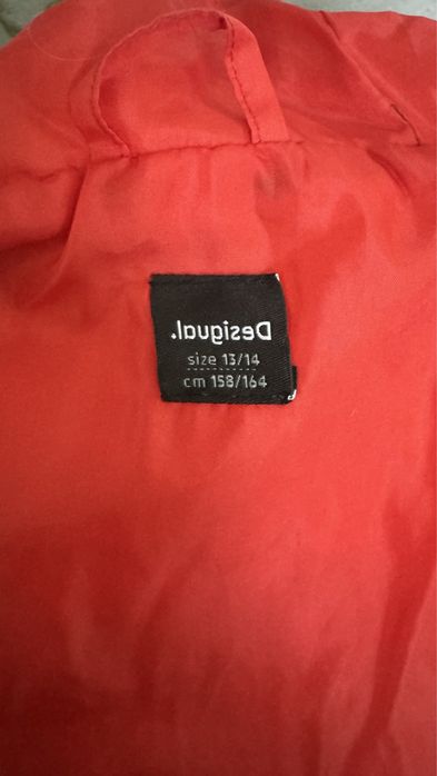 Geaca Desigual model fotbal:13-14ani(164 cm)