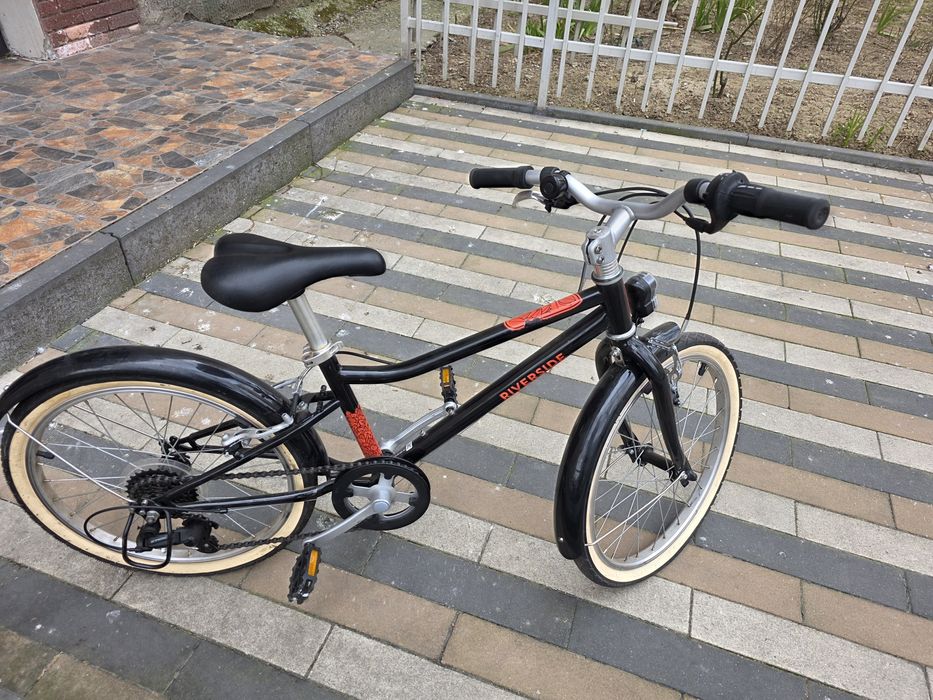 Bicicletă  Riverside 20 inch 500 Negru  Decathlon