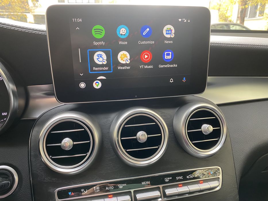 Apple Carplay Android Auto Mercedes GLC x253 & Mercedes C Class w205