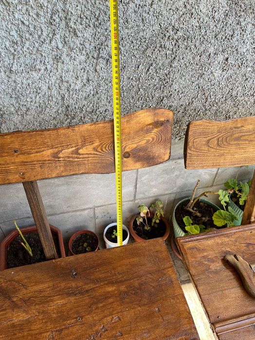 Дървена пейка - авторска ръчна изработка