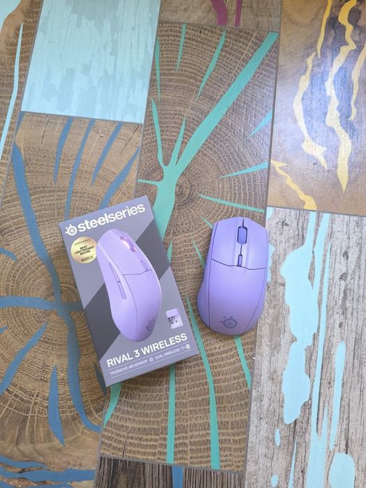 Гейминг мишка SteelSeries - Rival 3 Gen 2, оптична, безжична