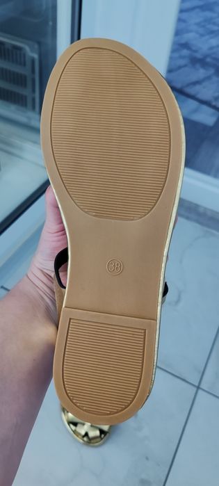 Sandale damă aurii 38 noi