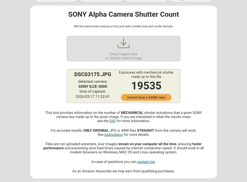 body Sony A3000 full spectrum