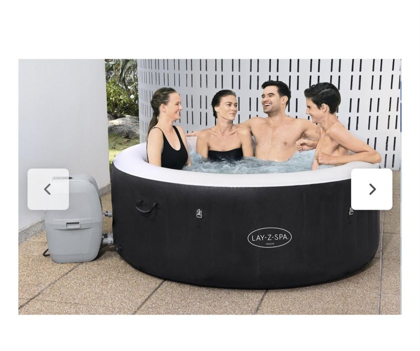 Jacuzzi piscină cu hidromasaj Lay Z SPA Miami  4 persoane 180 cm
