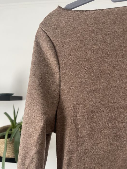 Bluza maneca lunga maro