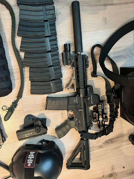 Oberland m7 Airsoft modificat! Plus Colt Glock defect!