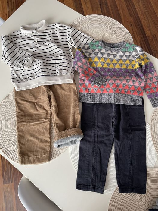 Set de haine pentru un băiat de 1,5–2 ani (18–24 luni) — mărci: H&M, Gap, SoCute, Muz
