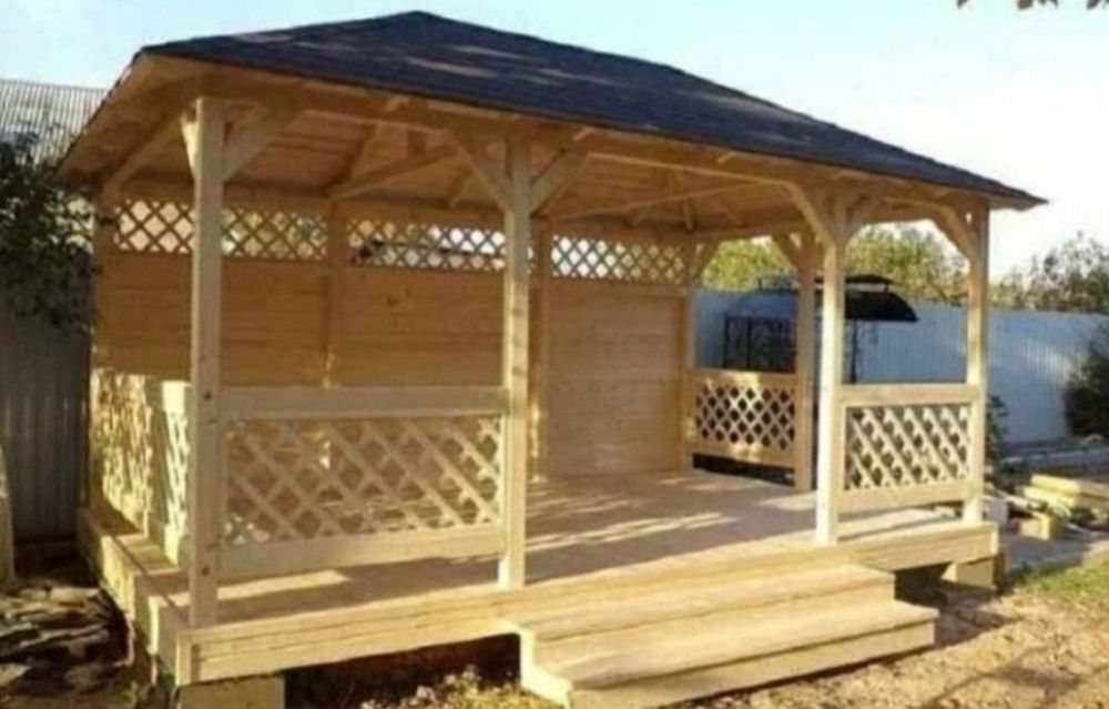 Vând și facem foișoare terase și magazie de depozitare și alte modele