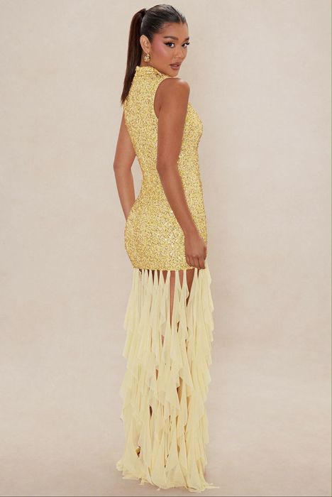 Vând Rochie de Seară Statement – Yellow Glam