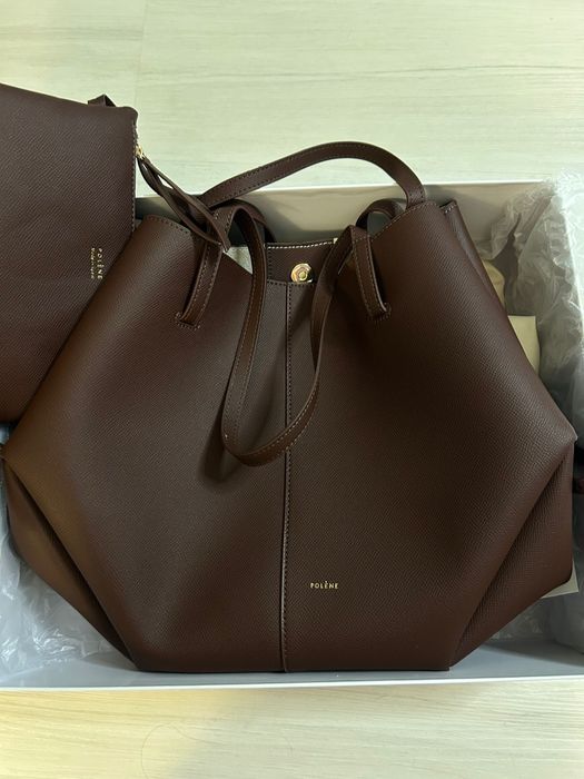 Geanta Polene Bordeaux Large