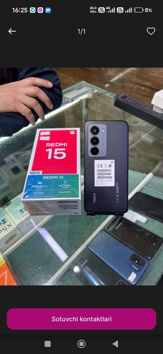 Redmi 15 kafolati bor