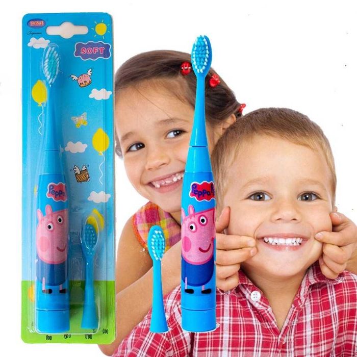 Детска електрическа четка за зъби с анимационни герои + 2-ри накрайник