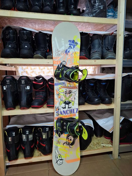 Placa snowboard 148 cm Salomon Sanchez cu legaturi freestyle noi