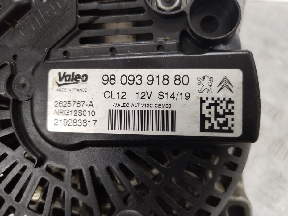 alternator citroen c3 (2016->) [sx, sy] 1.2 benzina 2019