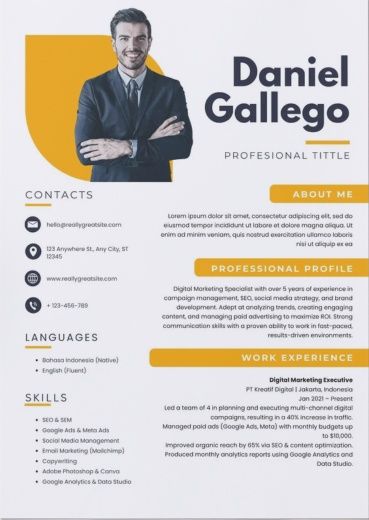 Realizare CV Profesional & Scrisoare de Intentie - Design Modern